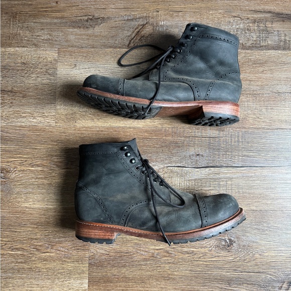 Wilcox Men’s Size 14 Oxford Style Lace Up Boots in Black - Picture 6 of 9